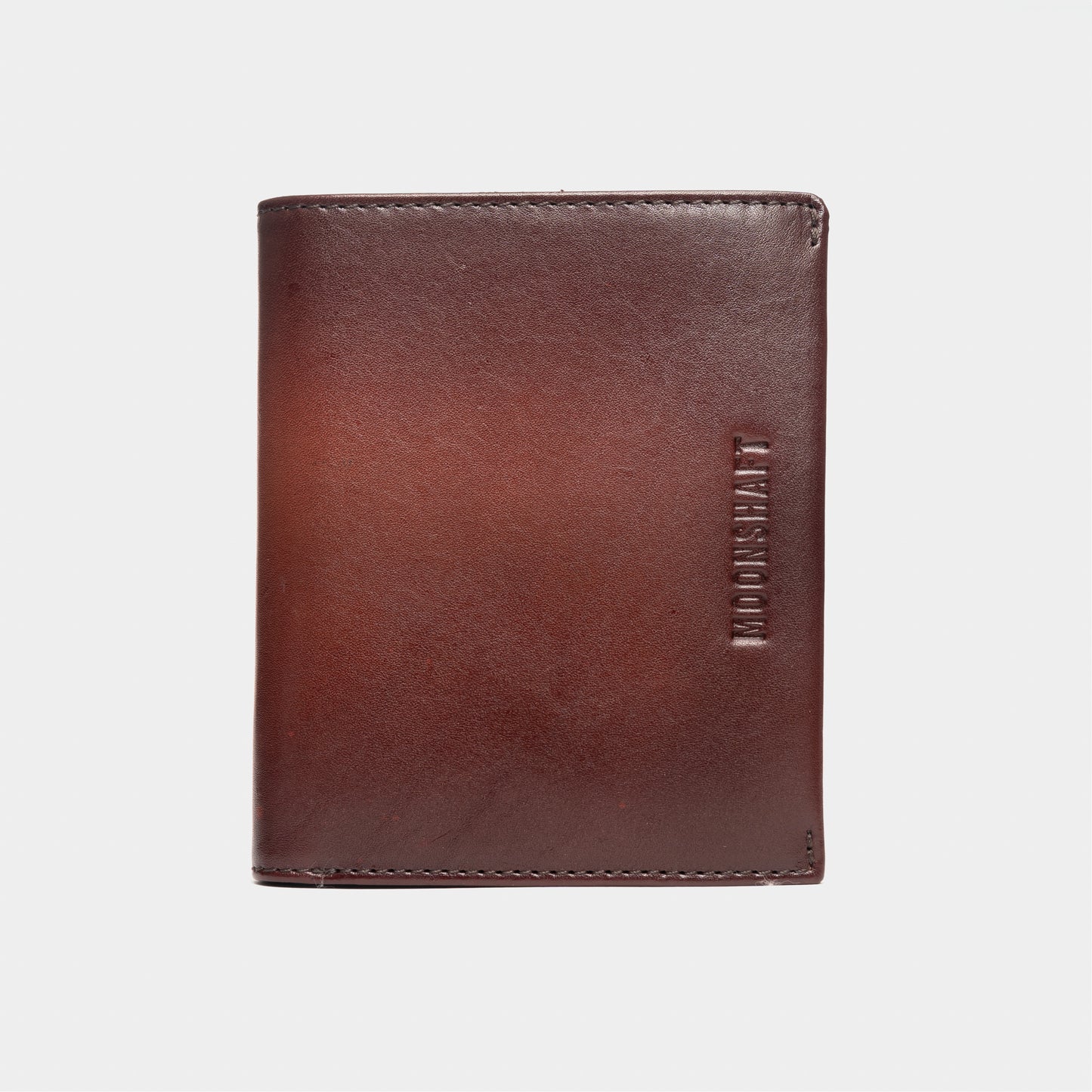 Moonshaft Compact Trifold in Maroon